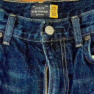 J.Crew Men’s slim straight denim 32x32